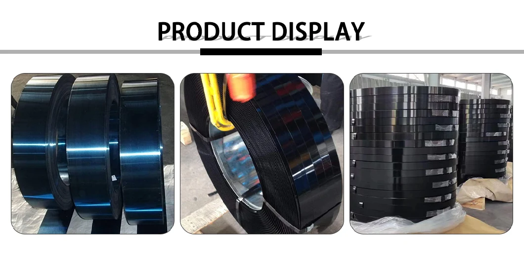 Black Painted Steel Strip/Strapping/Strap/Belt/ Metal Packing Steel Strip