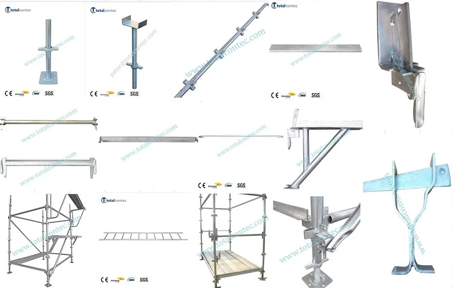 Construction Steel Aluminum Frame System Kwikstage Ringlock Formwork Cuplock Scaffolding